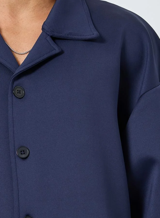 ستايلي طقم منسق من شورت وبلوزة بأكمام قصيرة